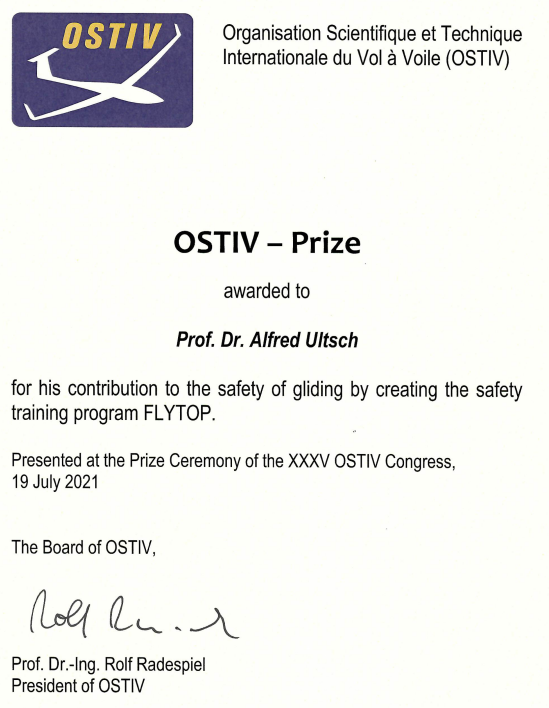 21 OSTIV Prize